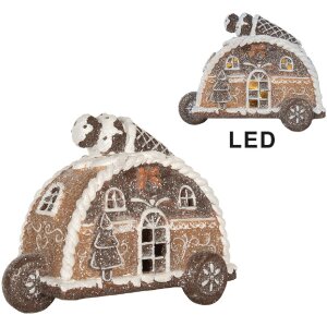 Clayre & Eef Декоративный домик с LED 21x11x16 см