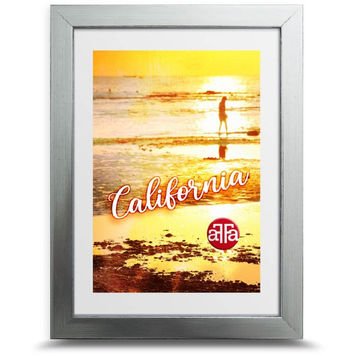 FrameFactory California Фоторамка срібна 18x24 см акрил
