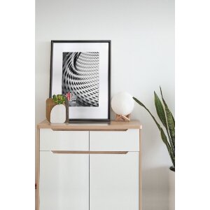 FramesFactory Деревяна рамка Finger 30x40 см чорна з акриловим склом