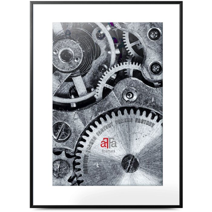Алюмінієва рамка FramesFactory 59,4x84,1 см чорна