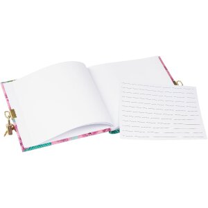 Щоденник Goldbuch Tropical Leaves рожевий 16x16 см