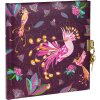 Goldbuch Дневник Tropical Birds Слива 16x16 см с замком