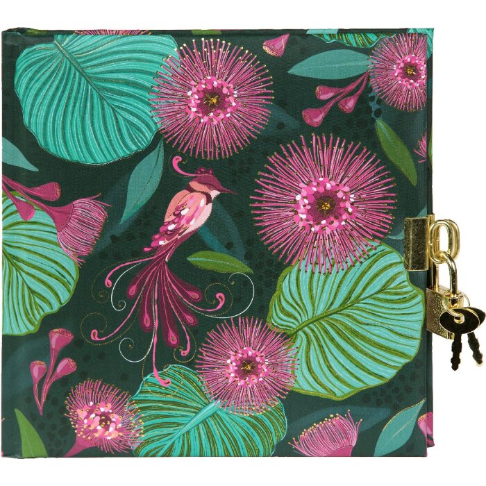 Goldbuch Щоденник Tropical Birds зелений 16x16 см