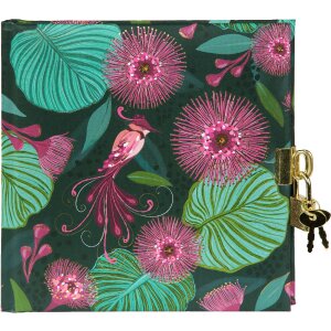Goldbuch Щоденник Tropical Birds зелений 16x16 см
