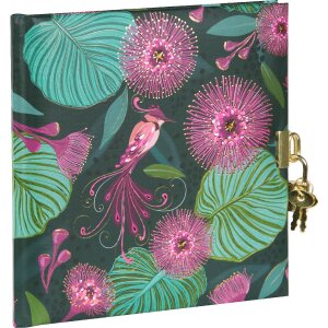 Goldbuch Щоденник Tropical Birds зелений 16x16 см