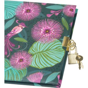 Goldbuch Щоденник Tropical Birds зелений 16x16 см