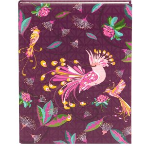 Goldbuch Нотатник Tropical Birds Сливовий 15x22 см