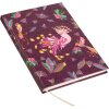 Goldbuch Нотатник Tropical Birds Сливовий 15x22 см