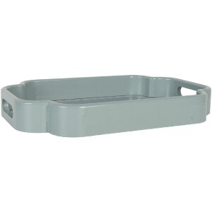 Clayre & Eef 6H2459 Декоративные подносы (набор 2 шт.) 46x30x5 / 35x24x5 см