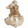 Clayre & Eef Декоративний кролик 6x5x7 см Бежево-коричневий