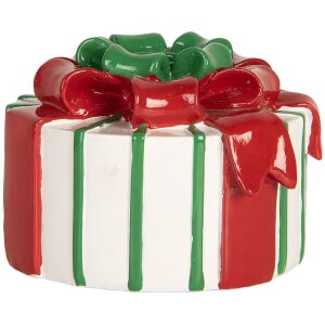 Clayre & Eef 6PR5774 Свічник 12x11x7 см білий з...