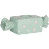 Clayre & Eef Свічник 14x6x4 см блакитний та білий