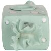 Clayre & Eef Свічник 14x6x4 см блакитний та білий