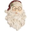 Clayre & Eef Настенное украшение Санта Клаус 23x5x31 см