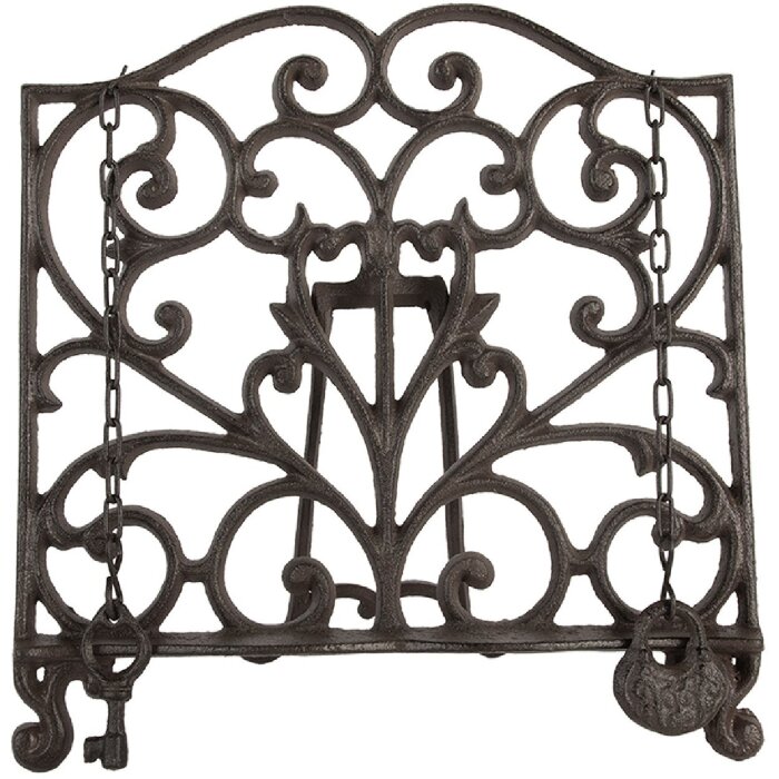 Clayre & Eef 6Y5751 Підставка для книг з заліза 27x5x27 см