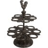 Clayre & Eef Подставка для яиц 19x24 см коричневая