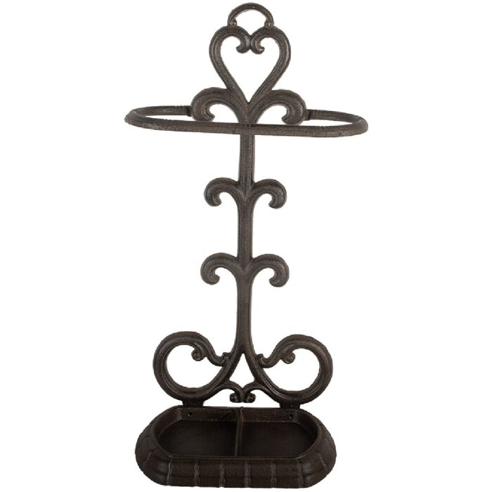 Clayre & Eef Подставка для зонтов 29x15x56 см коричневая
