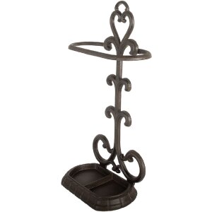 Clayre & Eef Стійка для парасольок 29x15x56 см Коричнева