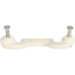 Clayre & Eef Ручка дверная 12x4x3 см белая