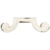 Clayre & Eef Ручка дверная 12x4x3 см белая