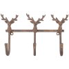 Clayre & Eef Настенная вешалка 27x5x15 см коричневая