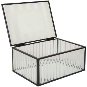 Clayre & Eef Металлическая коробка для хранения 18x14x8 см