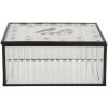Clayre & Eef Металлическая коробка для хранения 18x14x8 см