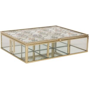 Clayre & Eef 6Y5952 Металева коробка 20x16x5 см