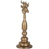 Clayre & Eef Свічник металевий Ø14x40 см золотистий