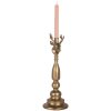 Clayre & Eef Свічник металевий Ø14x40 см золотистий