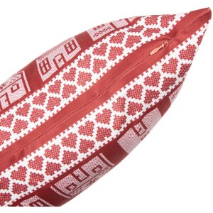 Clayre & Eef Наволочка 45x45 см червоно-біла