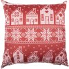 Clayre & Eef Наволочка 45x45 см червоно-біла