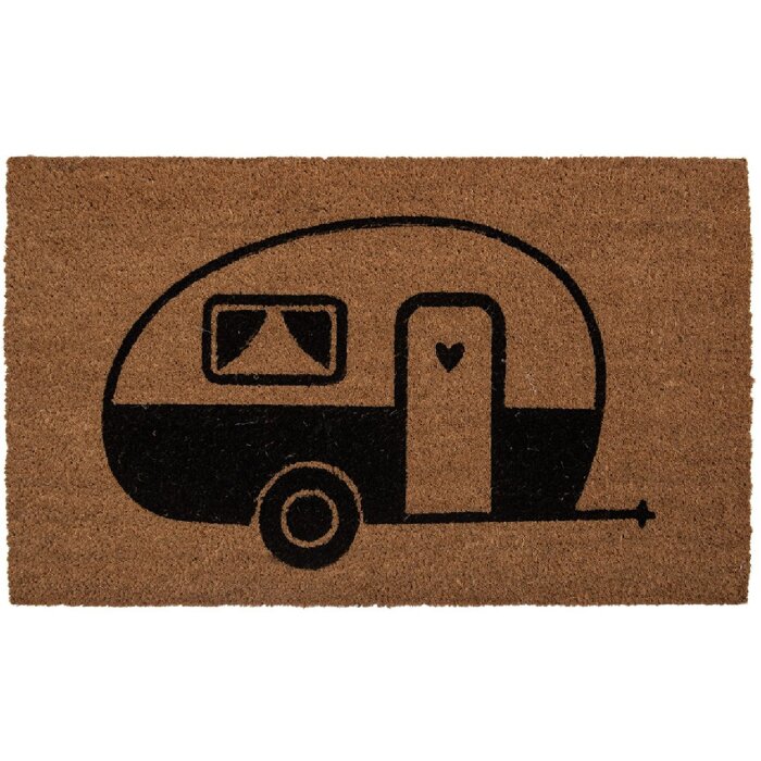 Clayre & Eef MC275 Килимок для входу 75x45x1 см коричневий/чорний