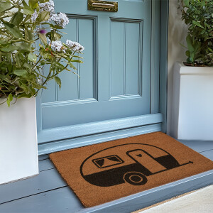 Clayre & Eef MC275 Килимок для входу 75x45x1 см коричневий/чорний