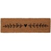 Clayre & Eef MC277 Килимок для входу 75x22x2 см коричневий