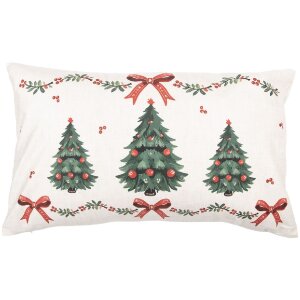 Clayre & Eef TCH36 Наволочка 30x50 см Бежево-зелена