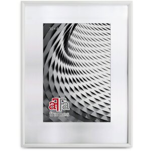 FramesFactory Деревяна фоторамка Finger 10x15-40x50 см (Акрил) Чорна, Срібна, Біла