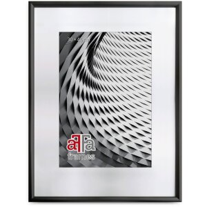 FramesFactory Деревяна фоторамка Finger 10x15-40x50 см (Акрил) Чорна, Срібна, Біла