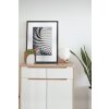 FramesFactory Деревяна фоторамка Finger 10x15-40x50 см (Акрил) Чорна, Срібна, Біла