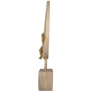 Clayre & Eef 6PR5909 Пара на Місяці 18x5x26 см Бежево-золотистий