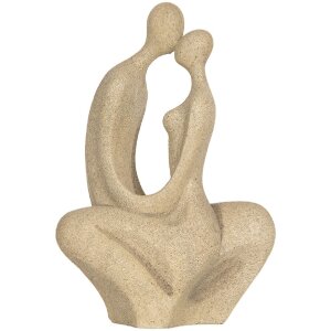 Clayre & Eef Декоративна фігурка пара бежева 16x8x25 см