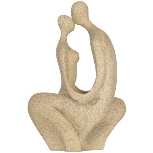 Clayre & Eef Декоративна фігурка пара бежева 16x8x25 см