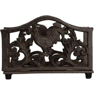 Clayre & Eef Підставка для серветок 17x6x12 см коричнева