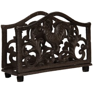 Clayre & Eef Підставка для серветок 17x6x12 см коричнева