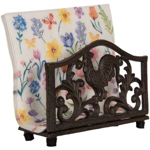 Clayre & Eef Підставка для серветок 17x6x12 см коричнева