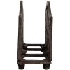 Clayre & Eef Підставка для серветок 17x6x12 см коричнева