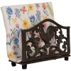 Clayre & Eef Підставка для серветок 17x6x12 см коричнева