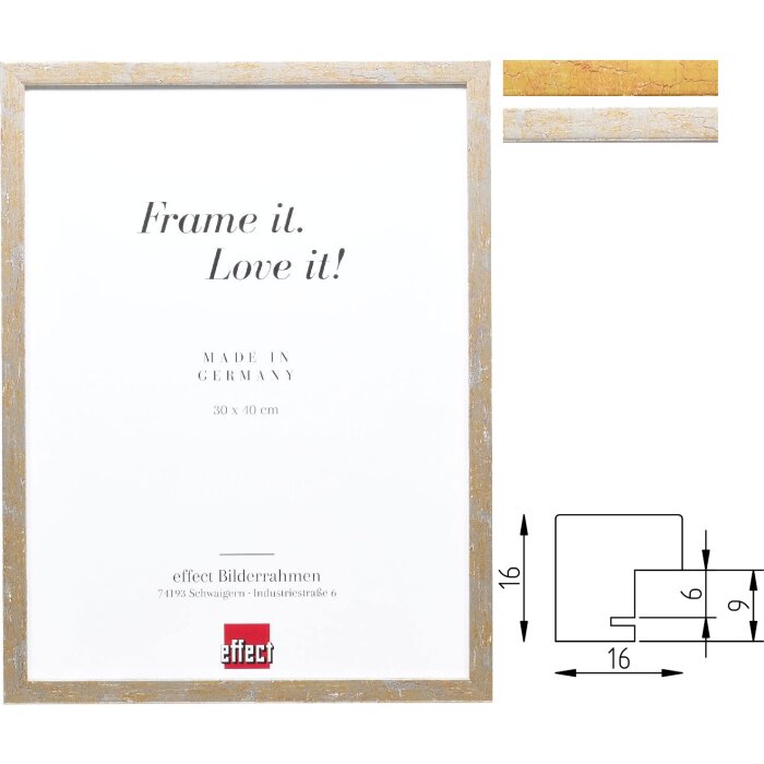 Фоторамка Effect Holzrahmen Профиль 51 Антик, дерево, разные размеры и стекло.
