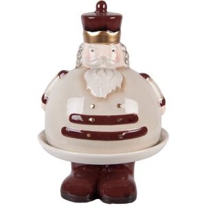 Clayre & Eef Декоративная чаша с крышкой 17x25 см кантри
