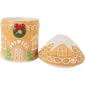 Clayre & Eef 6CE2363 Банка для хранения с крышкой 13x17 см